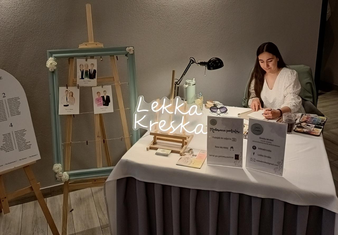 Live Art eventowy - szybkie, akwarelowe ilustracje tworzone na żywo
